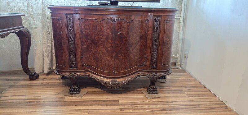 Mobila lemn masiv, cires, veche peste 100 ani