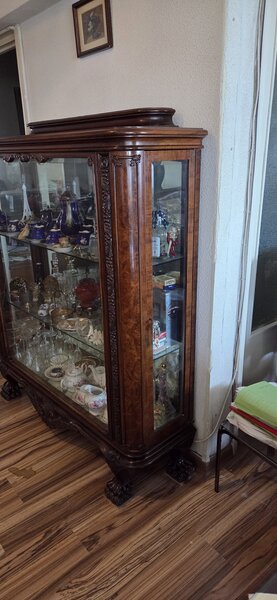 Mobila lemn masiv, cires, veche peste 100 ani