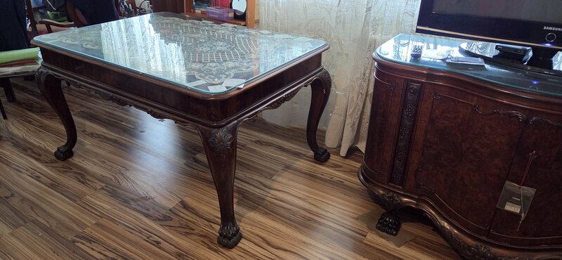 Mobila lemn masiv, cires, veche peste 100 ani